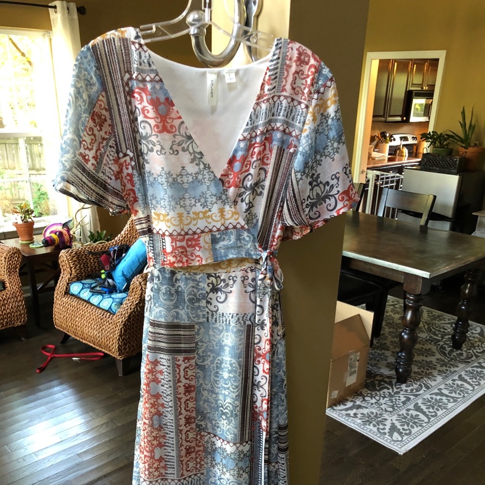 Dress size large.